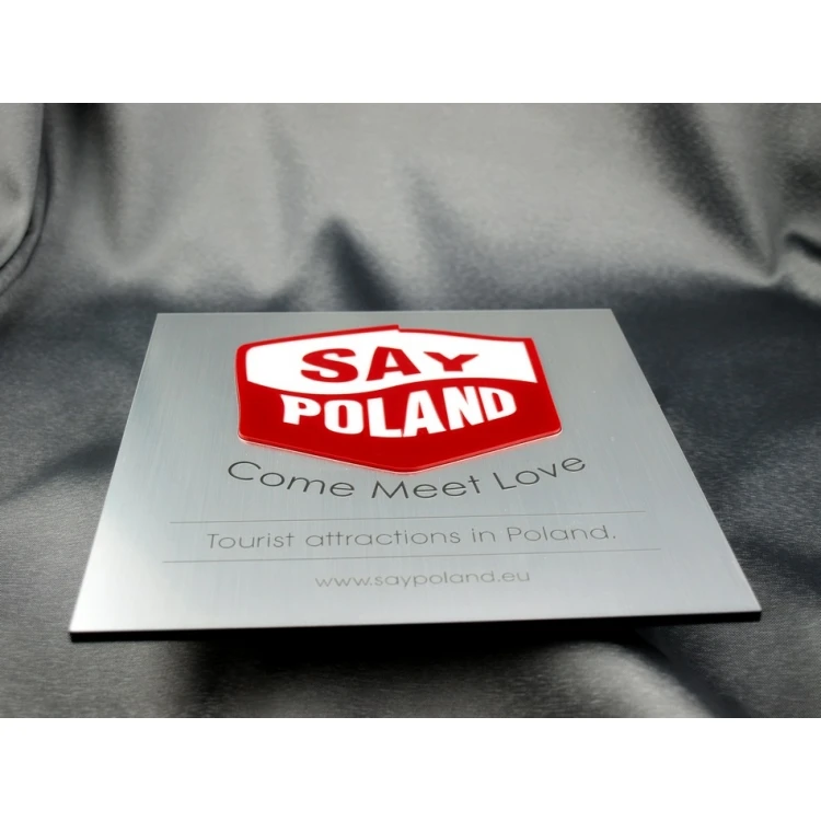 Szyld z wypukłym logo - SZ051 - wym. 200x200mm
