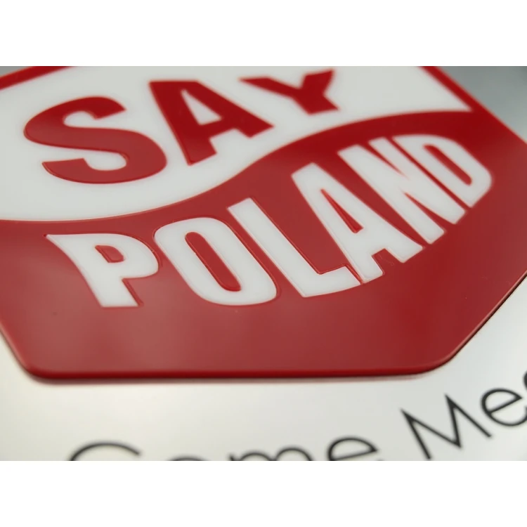 Szyld z wypukłym logo - SZ051 - wym. 200x200mm