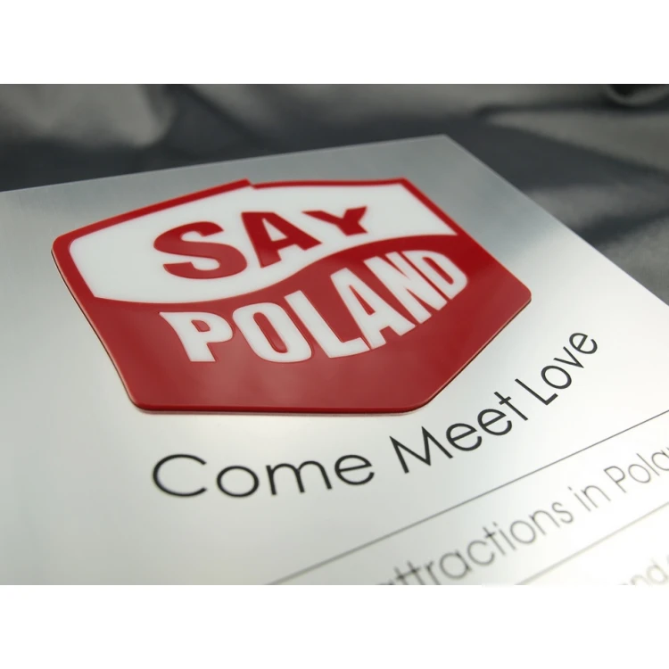 Szyld z wypukłym logo - SZ051 - wym. 200x200mm