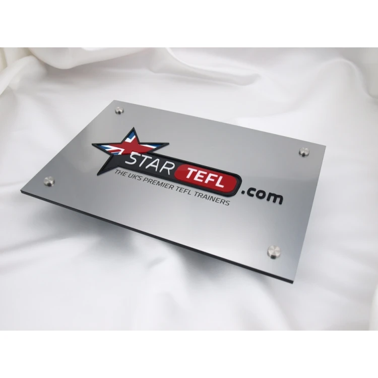 SZYLD Z WYPUKŁYM LOGO TWOJEJ FIRMY - SZ023 - wym. 297x210mm (A4)