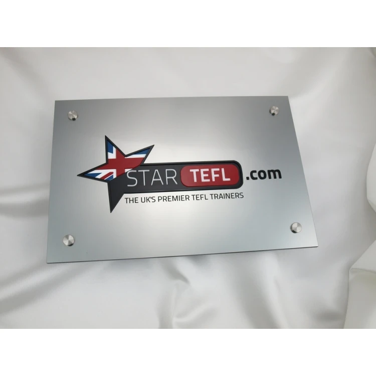 SZYLD Z WYPUKŁYM LOGO TWOJEJ FIRMY - SZ023 - wym. 297x210mm (A4)