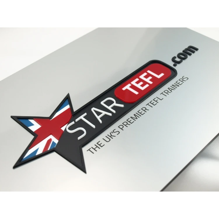 SZYLD Z WYPUKŁYM LOGO TWOJEJ FIRMY - SZ023 - wym. 297x210mm (A4)