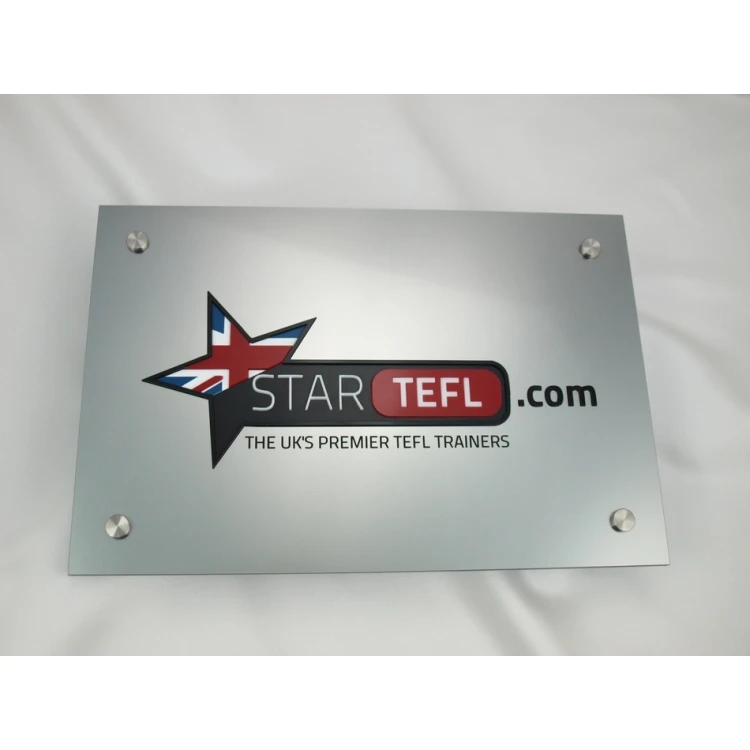 SZYLD Z WYPUKŁYM LOGO TWOJEJ FIRMY - SZ023 - wym. 297x210mm (A4)