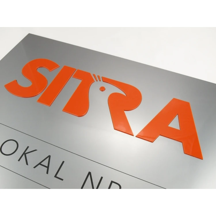 SZYLD Z WYPUKŁYM LOGO TWOJEJ FIRMY - SZ0128 - wym. 400x300mm
