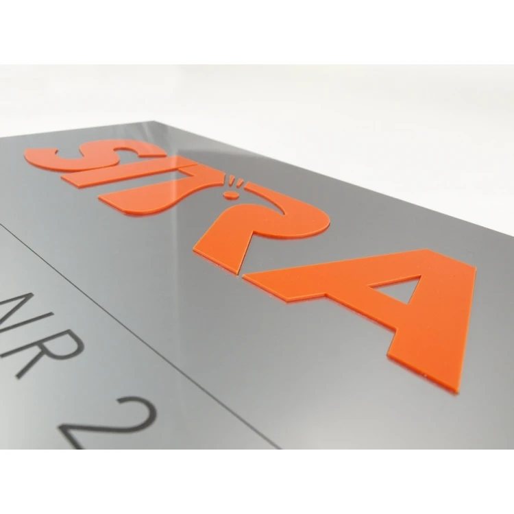 SZYLD Z WYPUKŁYM LOGO TWOJEJ FIRMY - SZ0128 - wym. 400x300mm