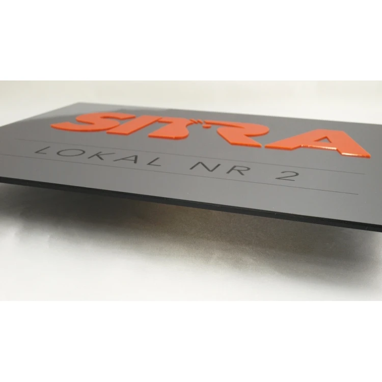 SZYLD Z WYPUKŁYM LOGO TWOJEJ FIRMY - SZ0128 - wym. 400x300mm