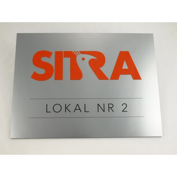SZYLD Z WYPUKŁYM LOGO TWOJEJ FIRMY - SZ0128 - wym. 400x300mm