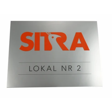 SZYLD Z WYPUKŁYM LOGO TWOJEJ FIRMY - SZ0128 - wym. 400x300mm