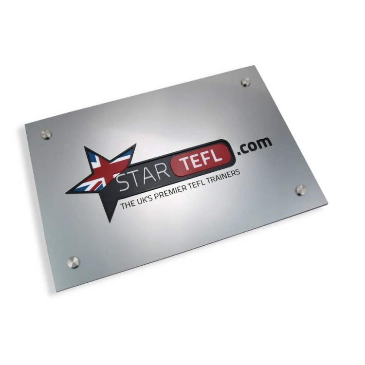 SZYLD Z WYPUKŁYM LOGO TWOJEJ FIRMY - SZ023 - wym. 297x210mm (A4)