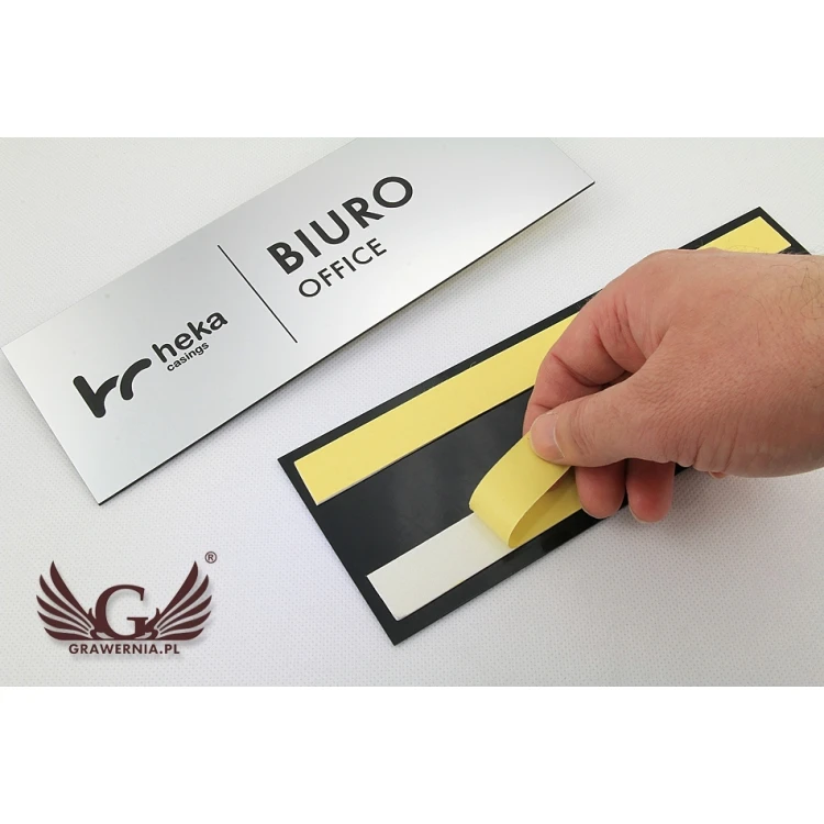 Szyldy dla firmy, biura, hotelu - SZ057 - wym. 220x80mm