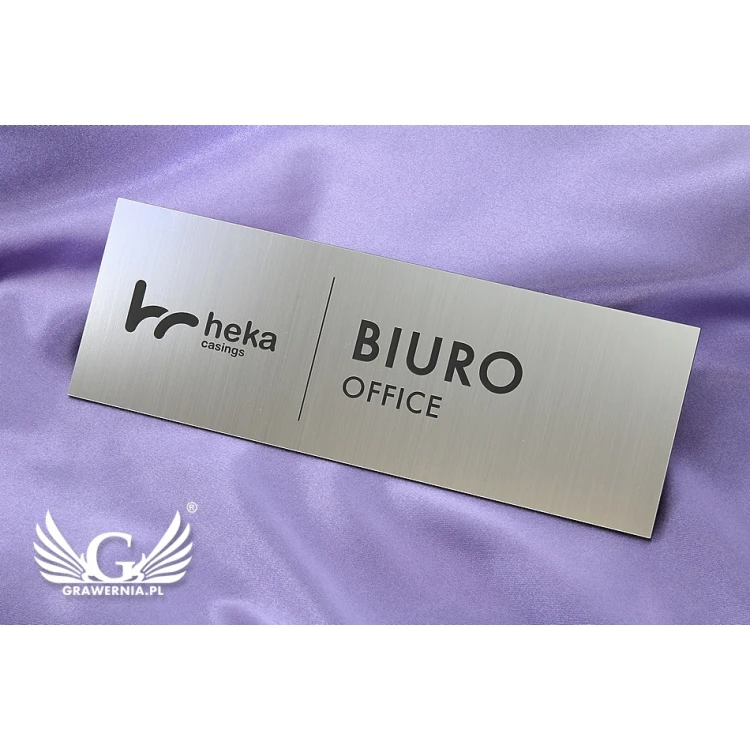 Szyldy dla firmy, biura, hotelu - SZ057 - wym. 220x80mm