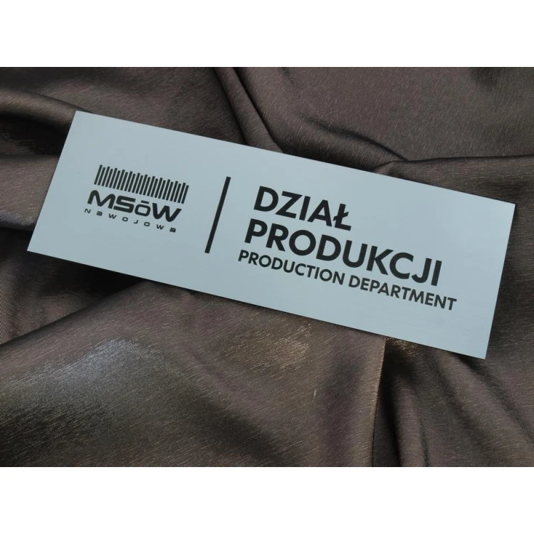 Szyldy dla firmy, biura, hotelu - SZ052 - wym. 230x80mm