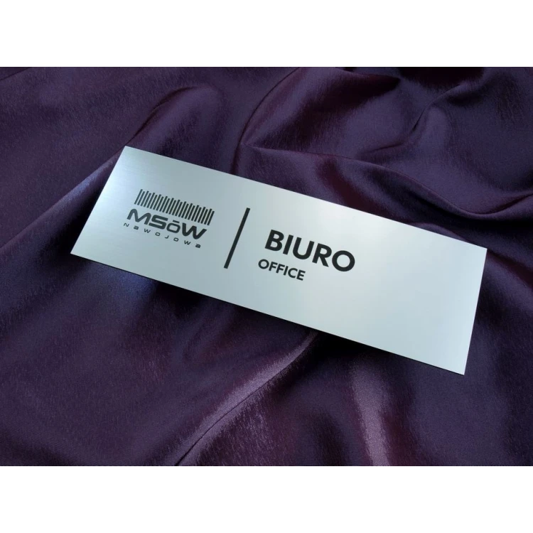 Szyldy dla firmy, biura, hotelu - SZ052 - wym. 230x80mm