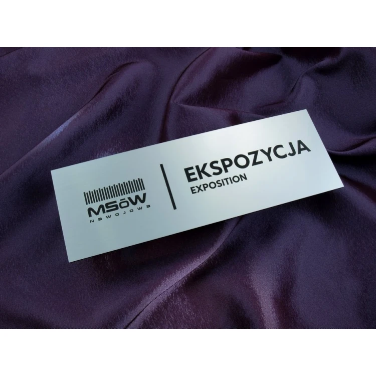 Szyldy dla firmy, biura, hotelu - SZ052 - wym. 230x80mm
