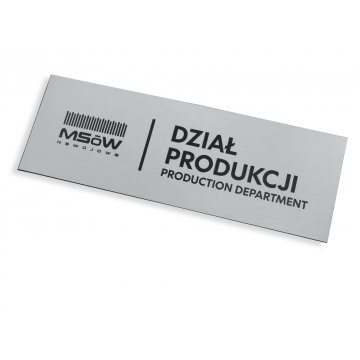 Szyldy dla firmy, biura, hotelu - SZ052 - wym. 230x80mm