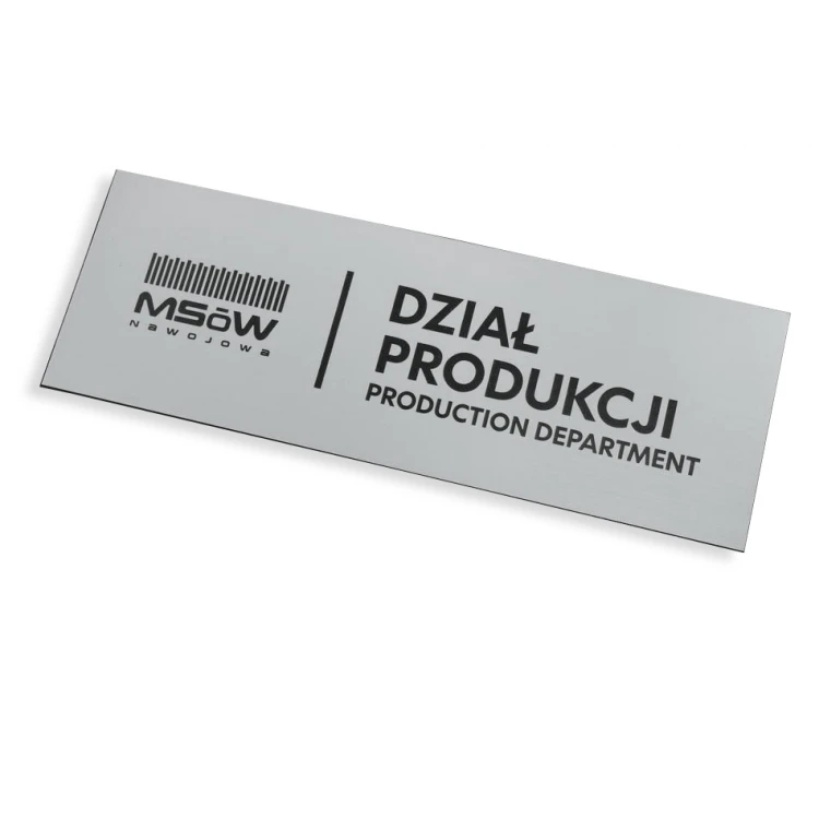 Szyldy dla firmy, biura, hotelu - SZ052 - wym. 230x80mm