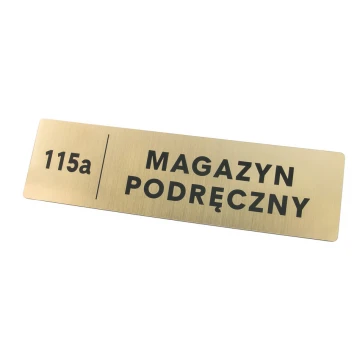 Szyldy dla szkoły, biura, hotelu - SZ138 - wym. 290x80mm