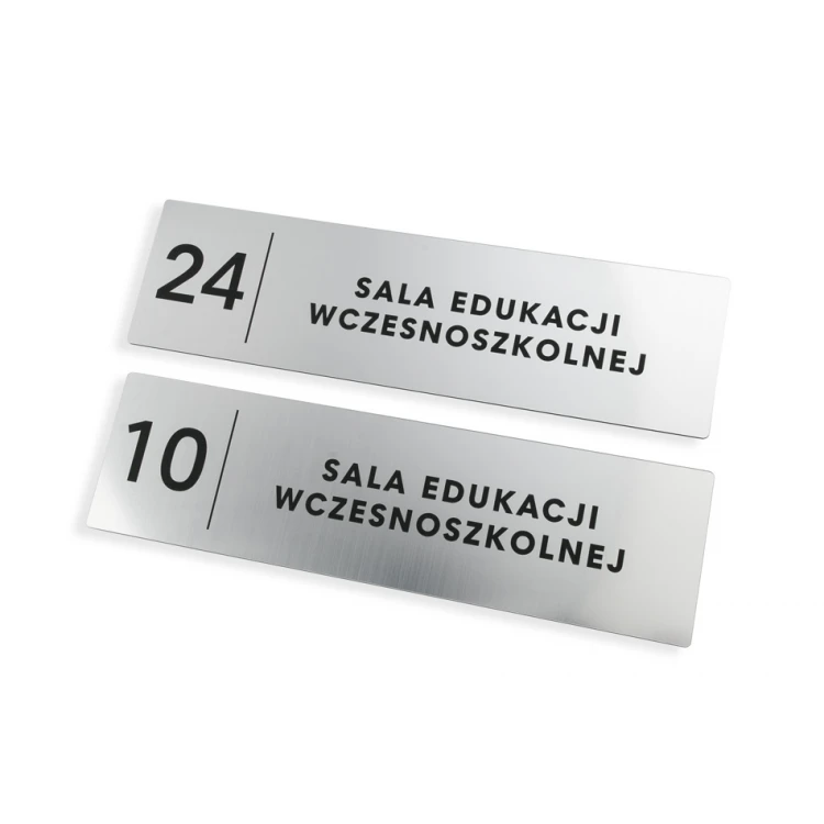 Szyldy dla szkoły, biura, hotelu - SZ138 - wym. 290x80mm