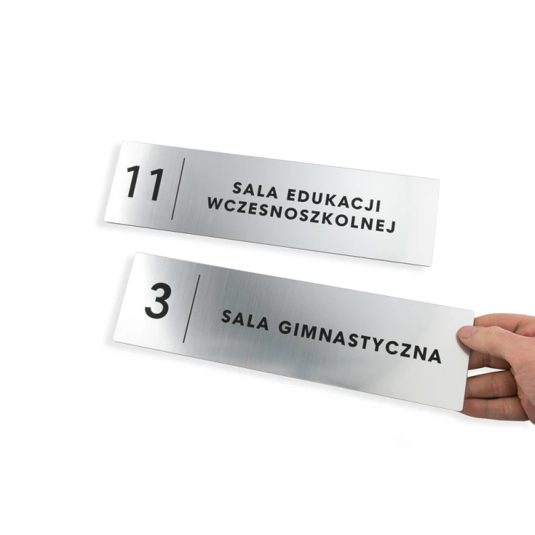 Szyldy dla szkoły, biura, hotelu - SZ138 - wym. 290x80mm