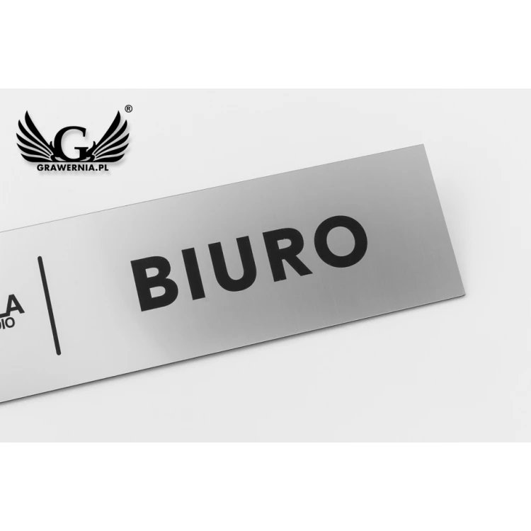 Szyldy dla szkoły, biura, hotelu - SZ014 - wym. 290x80mm