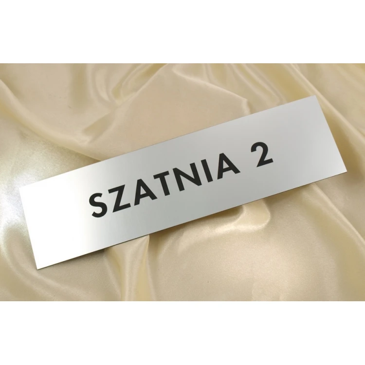Szyldy dla szkoły, biura, hotelu - SZ014 - wym. 290x80mm