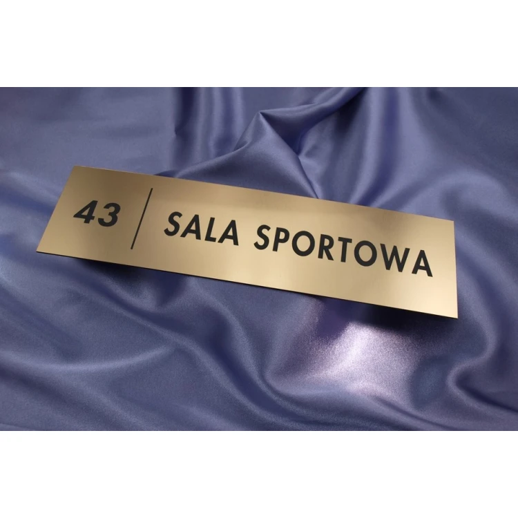 Szyldy dla szkoły i biura - 29x8cm - rogi prostokątne