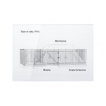 Tablica z plexi transparentnej - dowolny nadruk UV - wym. 597x420mm - TAB453 