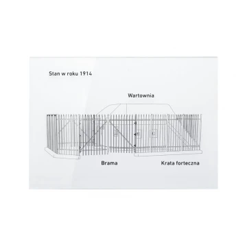 Tablica z plexi transparentnej - dowolny nadruk UV - wym. 597x420mm - TAB453 