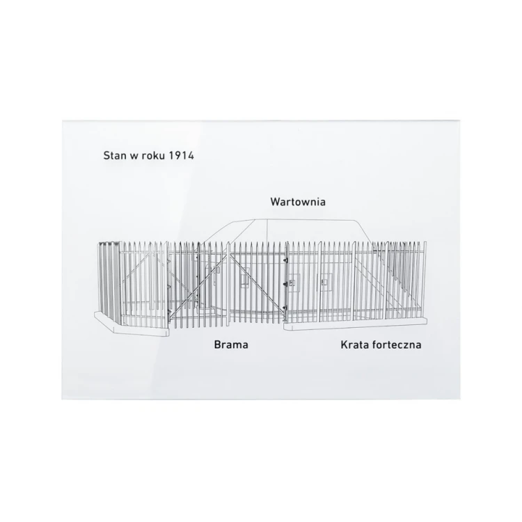 Tablica z plexi transparentnej - dowolny nadruk UV - wym. 597x420mm - TAB453 