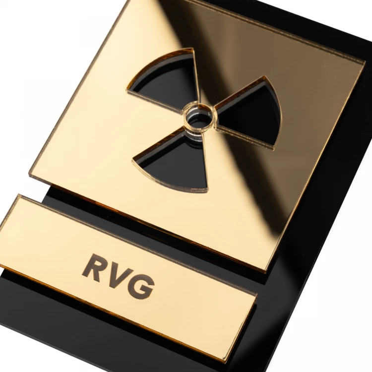 Tabliczka akrylowa z piktogramem - RVG - wym: 100x145mm - TAB469