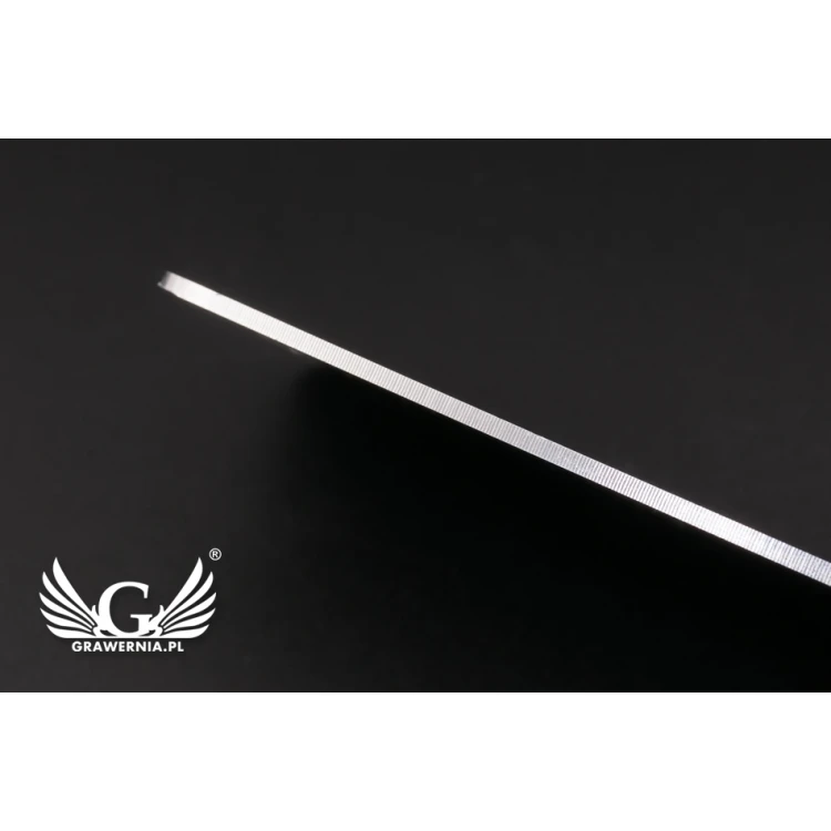 Tabliczka aluminiowa na produkty - niezniszczalny druk - wym. 55x26x1mm - TAB090