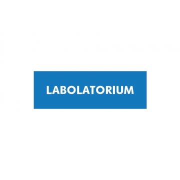 Tabliczka laboratorium, sterylizator - wym. 210x70mm - PVC - druk UV - TAB167