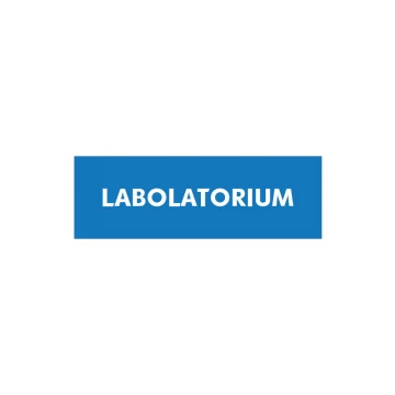 Tabliczka laboratorium, sterylizator - wym. 210x70mm - PVC - druk UV - TAB167