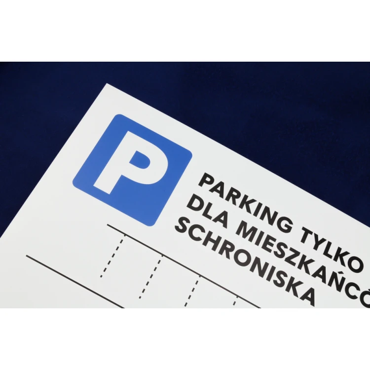 Tabliczka informacyjna laminat grawerski gr. 3mm - wym.  320x400mm - druk UV