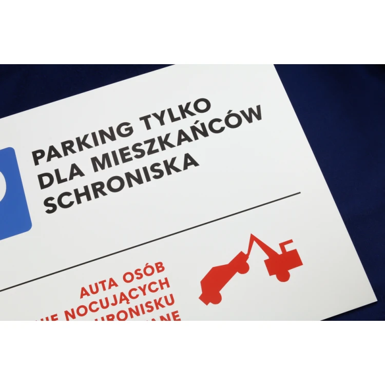 Tabliczka informacyjna laminat grawerski gr. 3mm - wym.  320x400mm - druk UV
