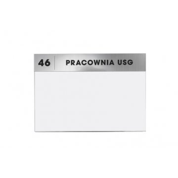 Tabliczka informacyjna na wymienną karteczkę A5 wym. 210x148mm - TAB068 