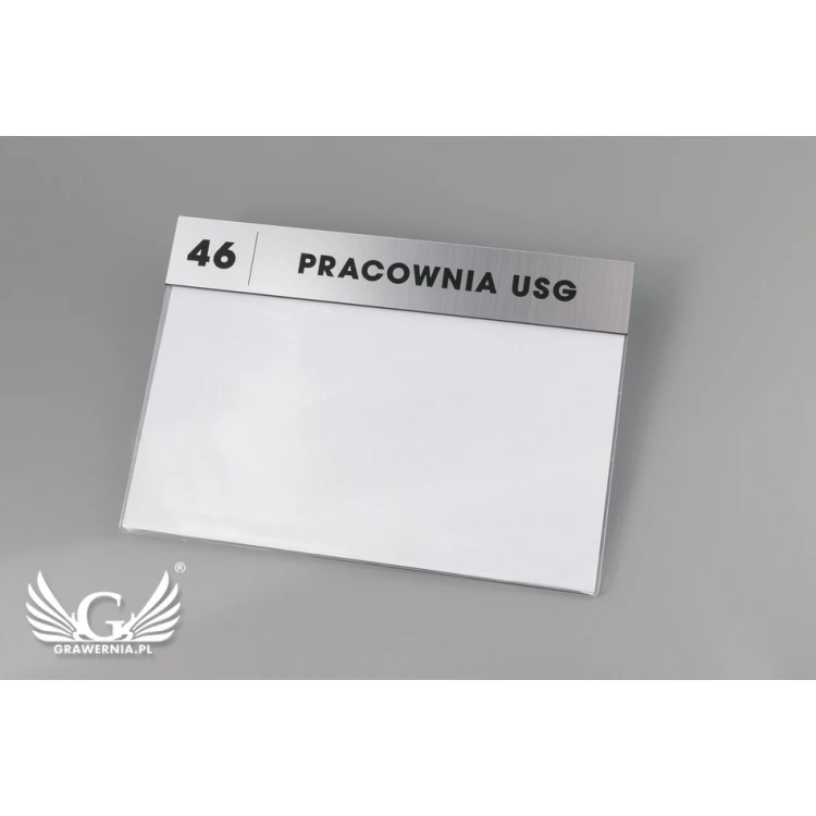 Tabliczka informacyjna na wymienną karteczkę A5 wym. 210x148mm - TAB068 