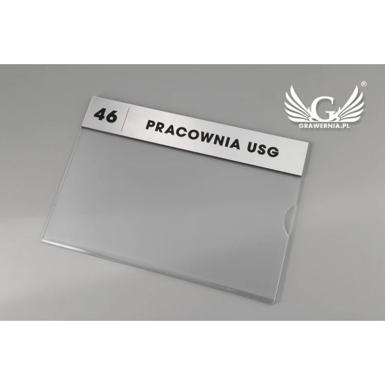 Tabliczka informacyjna na wymienną karteczkę A5 wym. 210x148mm - TAB068 