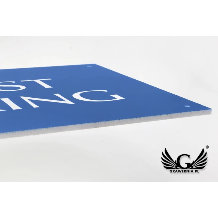 Tabliczka informacyjna parking dla gości - wym. 300x150mm - PVC - kolorowy druk UV - TAB065