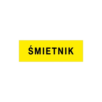 Tabliczki informacyjne do spółdzielni mieszkaniowych - wym. 210x70mm - PVC - kolorowy druk UV - TAB160