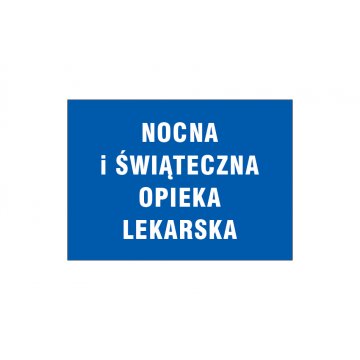 Tabliczka informacyjna z dowolnym tekstem - wym. 280x200mm - PVC - kolorowy druk UV - TME004