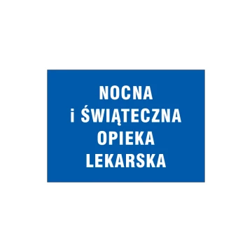 Tabliczka informacyjna z dowolnym tekstem - wym. 280x200mm - PVC - kolorowy druk UV - TME004