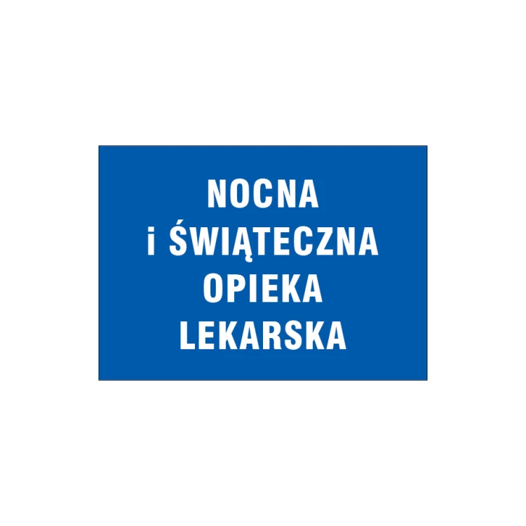 Tabliczka informacyjna z dowolnym tekstem - wym. 280x200mm - PVC - kolorowy druk UV - TME004