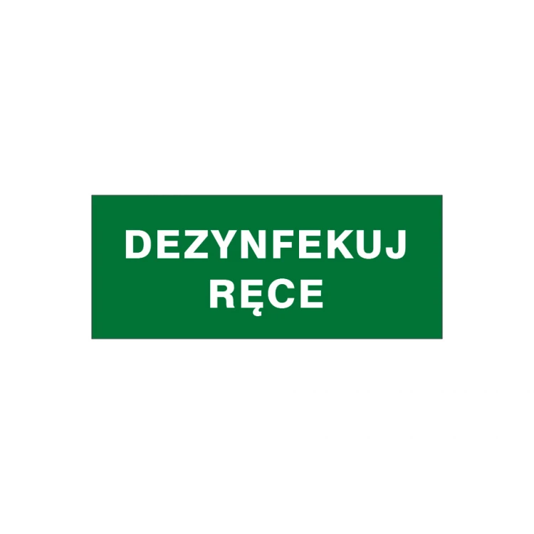 Tabliczka informacyjna z dowolnym tekstem - wym. 215x200mm - PVC - kolorowy druk UV - TME005