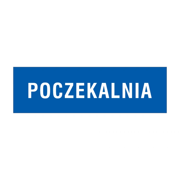 Tabliczka informacyjna z dowolnym tekstem - wym. 280x90mm - PVC - kolorowy druk UV - TME006