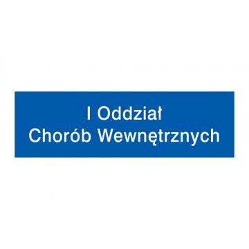 Tabliczka informacyjna z dowolnym tekstem - wym. 400x120mm - PVC - kolorowy druk UV - TME011