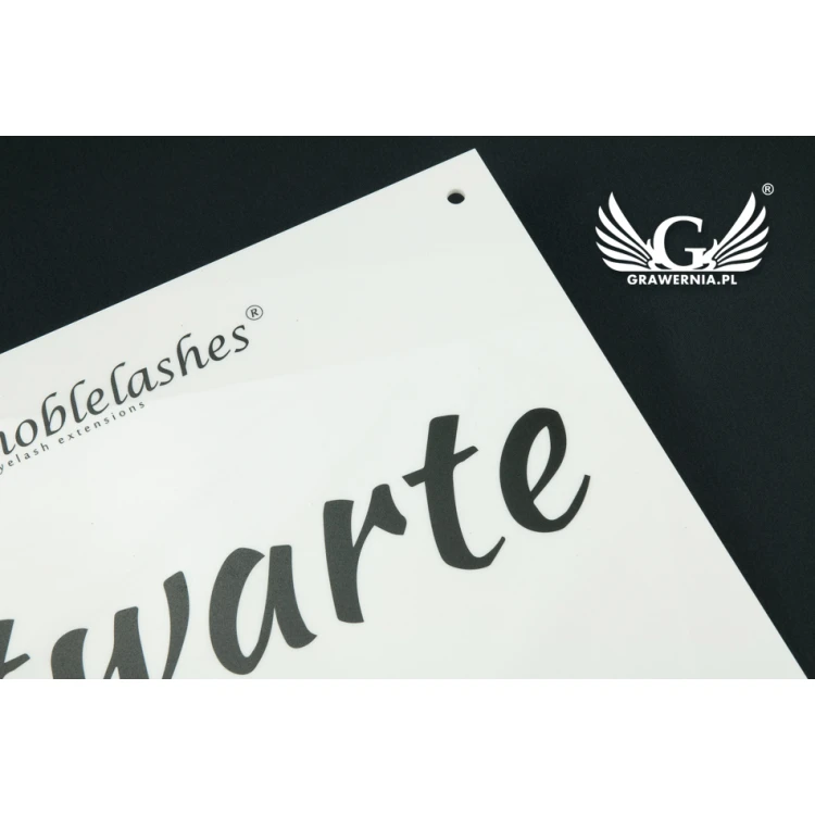 Tabliczka na drzwi otwarte/zamknięte - wymiary: 317x224mm - kolorowy druk UV - TAB059