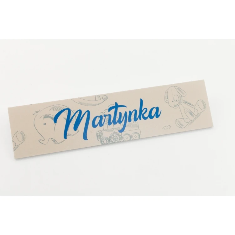 Tabliczka na drzwi pokoju dziecka - wym. 200x50mm - PVC - NAP034