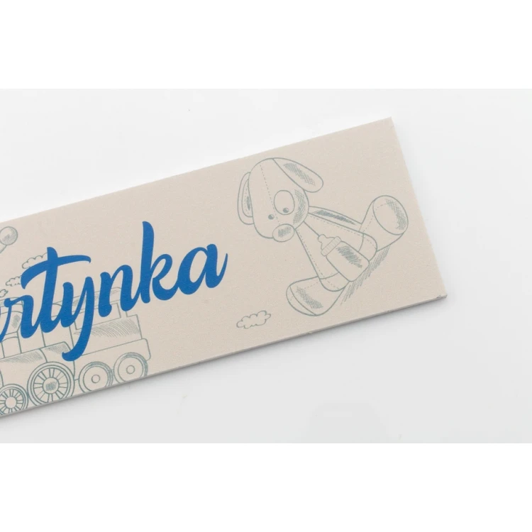 Tabliczka na drzwi pokoju dziecka - wym. 200x50mm - PVC - NAP034