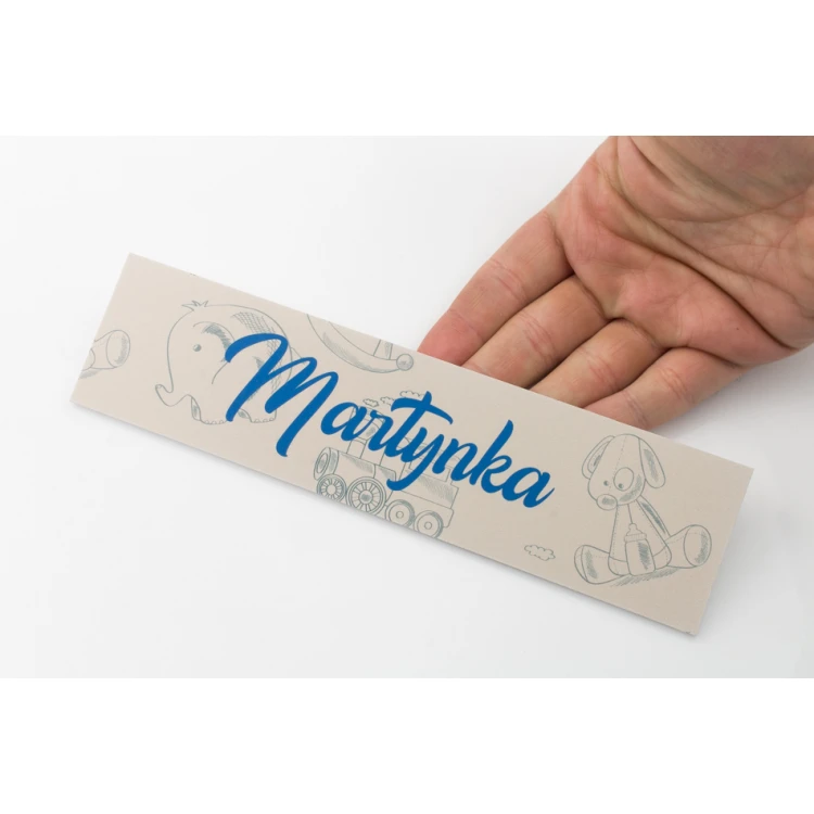 Tabliczka na drzwi pokoju dziecka - wym. 200x50mm - PVC - NAP034